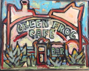 Green Frog Cafe #3 by Tom Russell