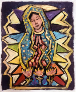 Guadalupe – Our Lady of the Stained Glass Window by Tom Russell